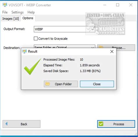  VovSoft WEBP Converter