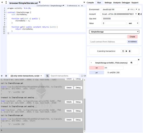 Ethereum: Remix IDE freezes when a contract call error occurs
